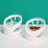 Cat Bowl Pet Diagonal Mouth