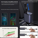 4 in 1 Retractable Charger شاحن قابل للسحب 4 في 1